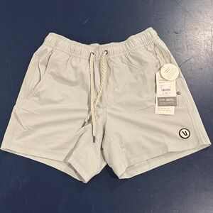 Vuori Sky Gray Performance Shorts